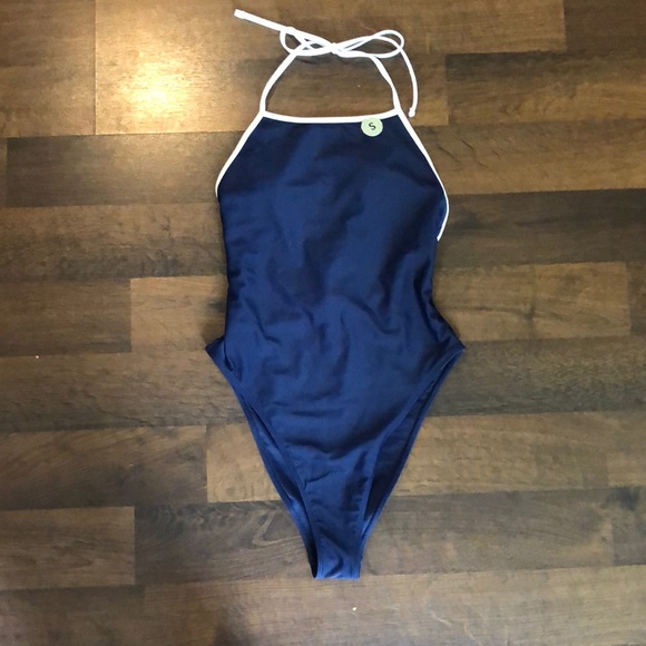 Forever 21 Other - Forever 21 one piece swimsuit in navy & cream
